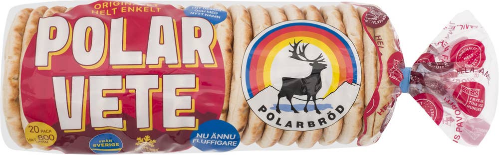 Polarbröd Vetekaka