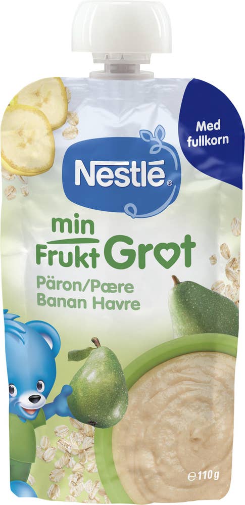 Nestlé Grötklämmis Päron, Banan & Havre 6M