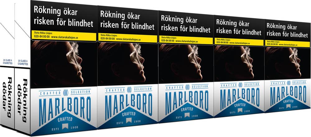 Marlboro Cigaretter Limpa Crafted Blue 10-p