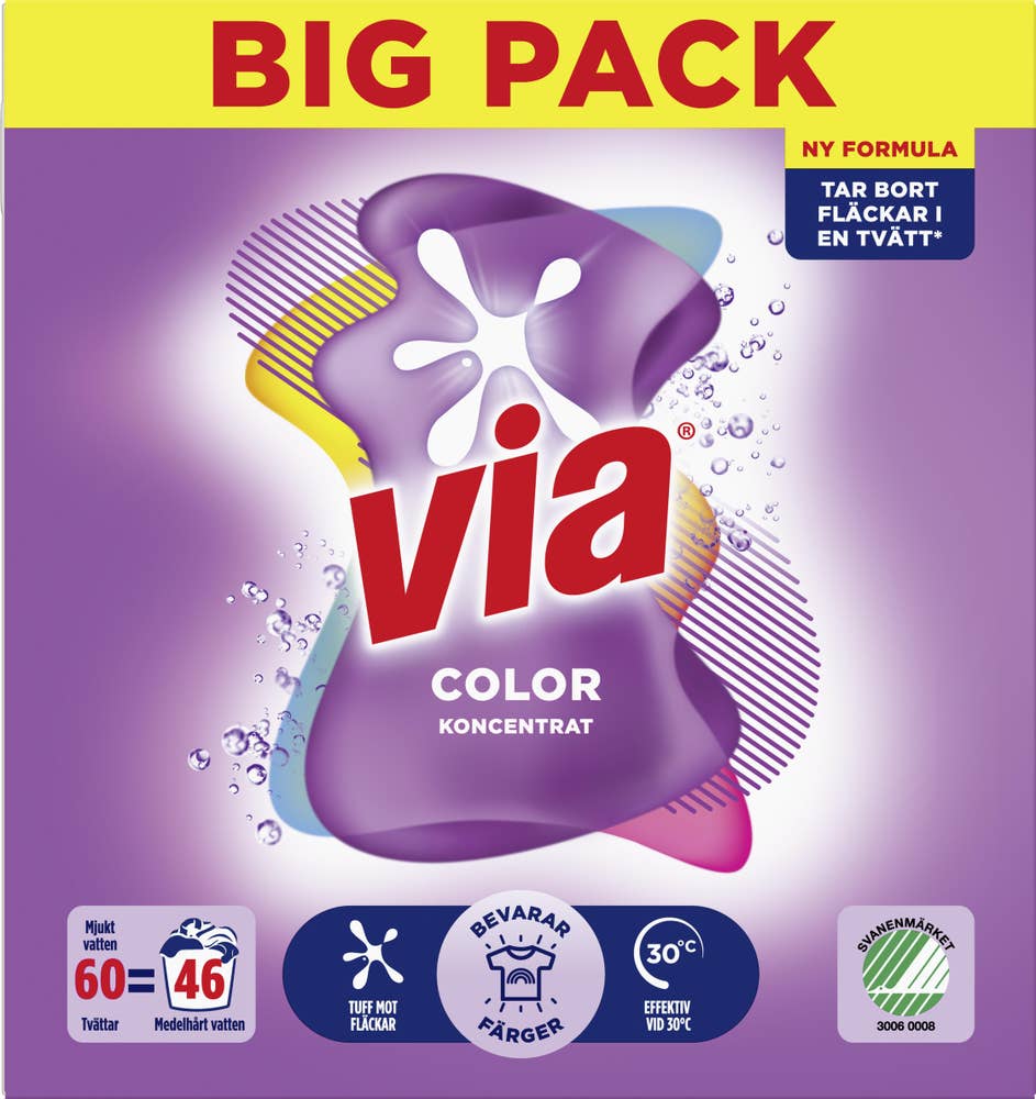 Via Tvättmedel Color