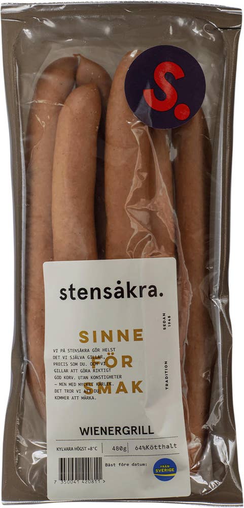 Stensåkra Wienergrill Kötthalt 64%