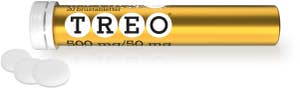 Treo Brustablett Acetylsalicylsyra/Koffein 500mg/50mg