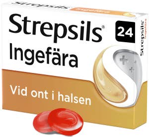Strepsils Sugtablett Ingefära Diklorobensylalkohol/Amylmetakresol