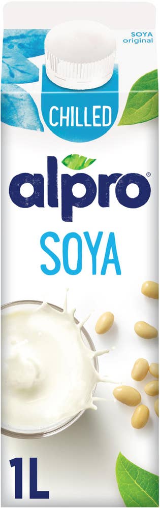 Alpro Sojadryck Färsk +Calcium 1L Alpro Soya