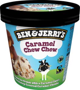 Ben & Jerry's Glass Caramel Chew Chew Fairtrade