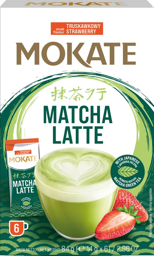 Matcha Latte Jordgubbe