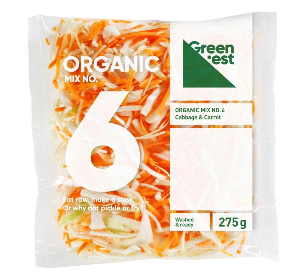 Greenest Salladsmix nr.6 Råkostmix EKO Färdigsköljd Klass1