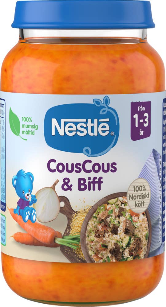 Barnmat CousCous & Biff 1-3år