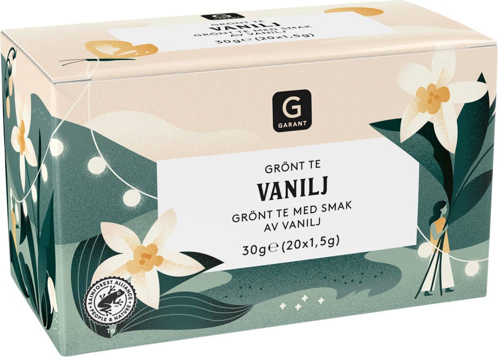 Garant Grönt Te Vanilj