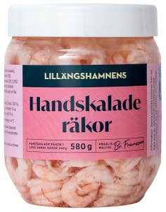 Lillängshamnen Handskalade Räkor i Lake MSC 240/580g
