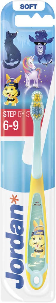 Jordan Tandborste Step by Step 6-9 År