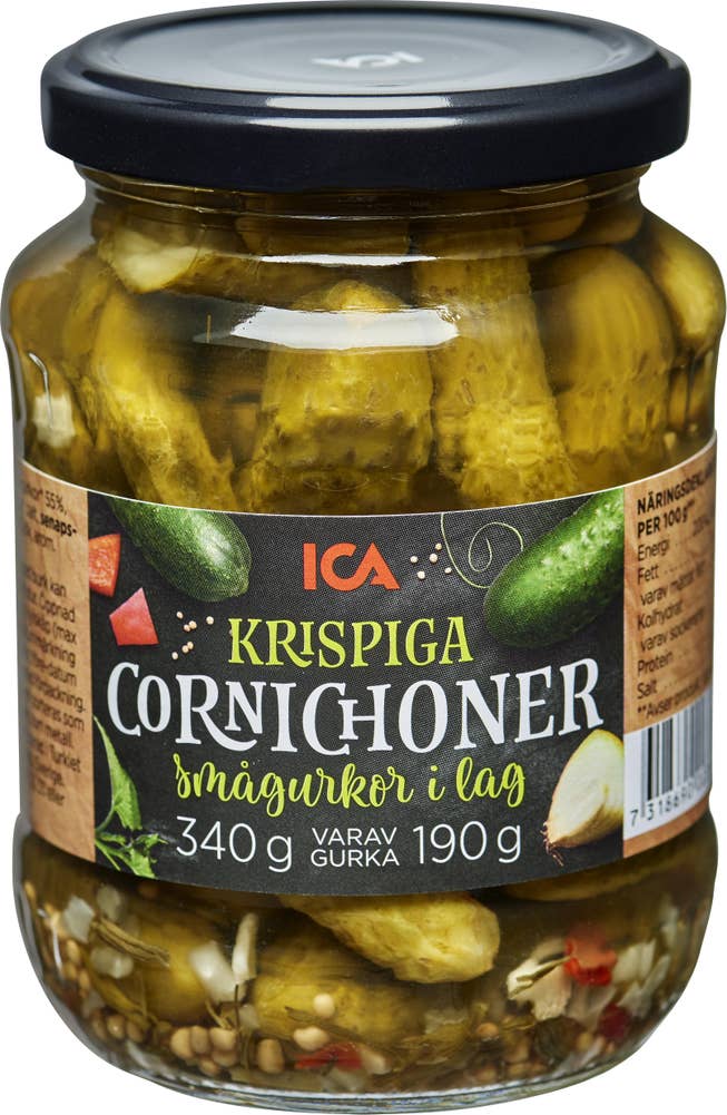 Ej sorterad Cornichoner Ica