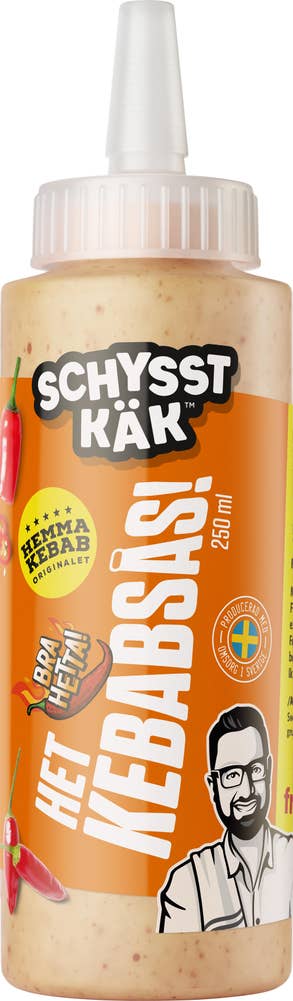 Schysst Käk Kebabsås Het