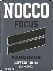 Nocco Energidryck Focus Ramonade Sockerfri 4-p