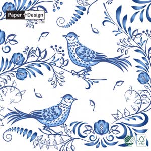 Duni Servett Porslinsfågel 3-lags 33x33cm