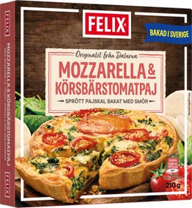 Felix Paj Veggie Mozzarella & Körsbärstomat Fryst