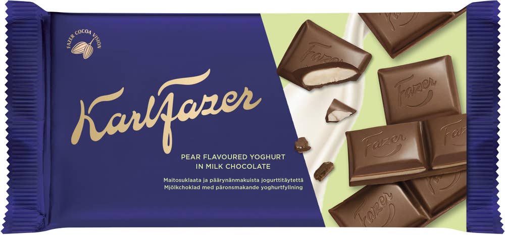 Fazer Chokladkaka Filled Pear