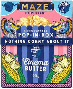 MAZE Popcorn Pop-in-Box Cinema Butter