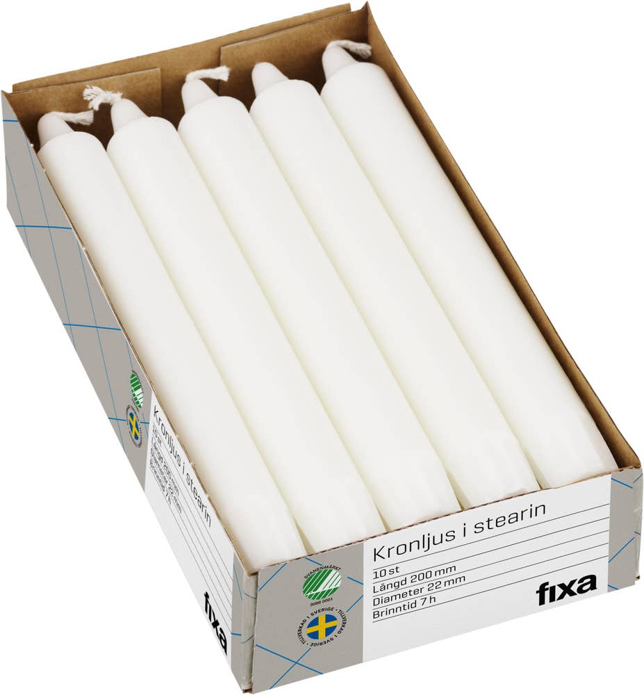 Fixa Kronljus Vit