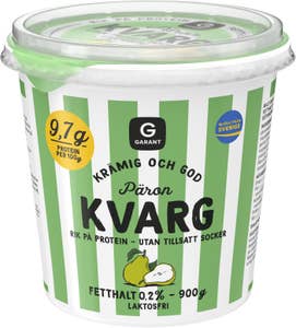 Garant Kvarg Päron Laktosfri Utan Tillsatt Socker 0,2%