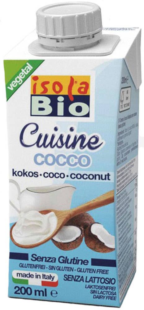 Isola Bio Kokosgrädde EKO 200ml Isola Bio