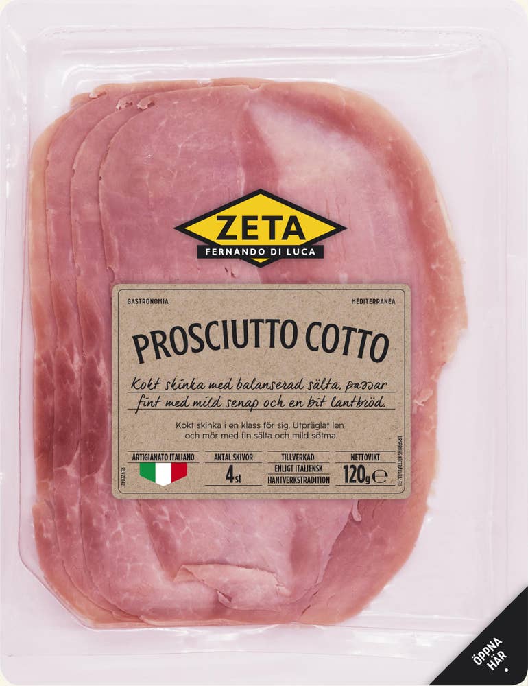 Ej sorterad Prosciutto Cotto Delizie