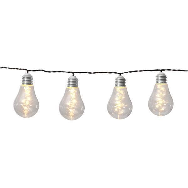 Star Trading Solcellsslinga Glow Transparent