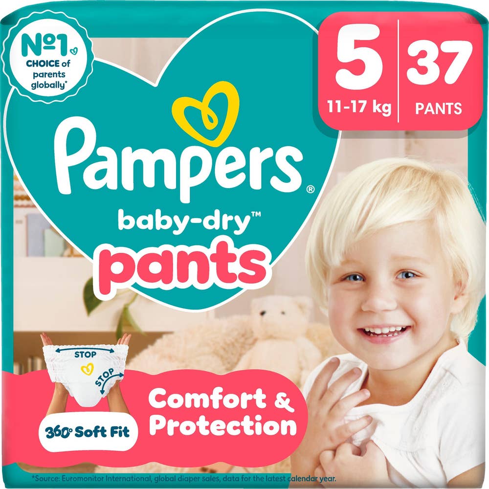 Pampers Byxblöja Babydry S5 11-17kg