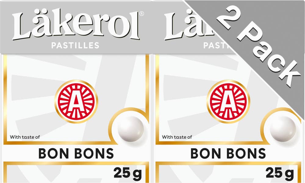 Läkerol Halstabletter Bon Bons 2x25g