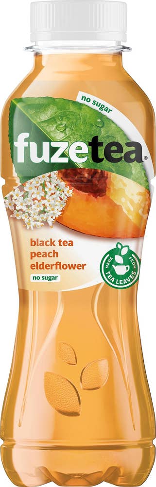 Fuze Tea Iste Svart Persika & Fläder Sockerfri Fuze Tea