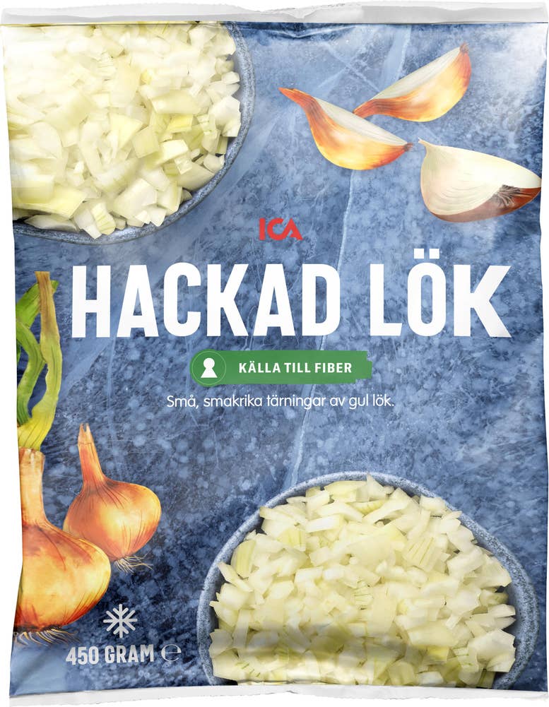 Ej sorterad Fryst Hackad Lök Ica