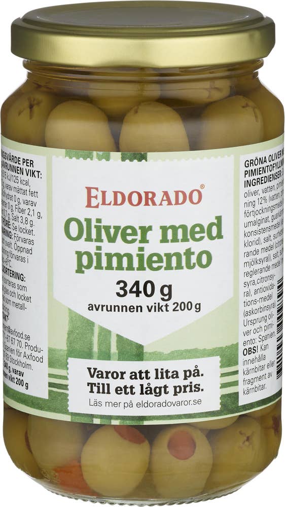Eldorado Oliver med Pimiento