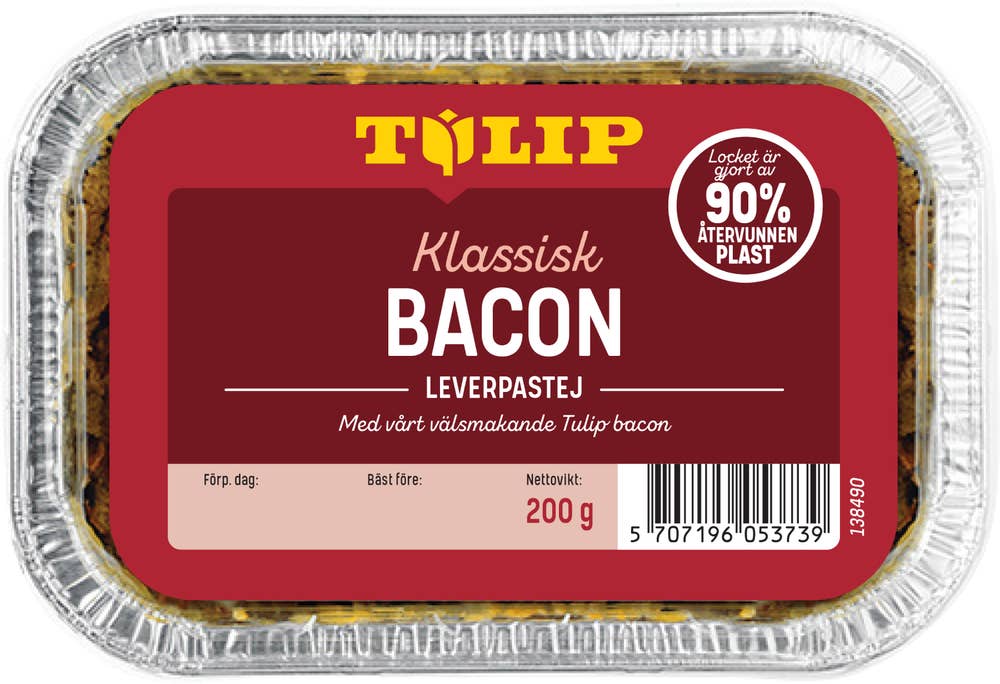 Ej sorterad Leverpastej bacon Tulip