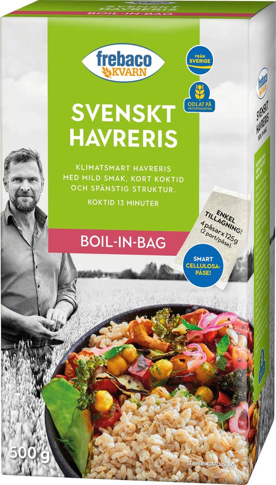 Frebaco Kvarn Havreris Boil-in-Bag Frebaco Kvarn