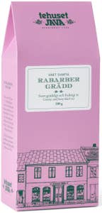 Tehuset Java Svart Te Rabarber Grädd Presentförpackad