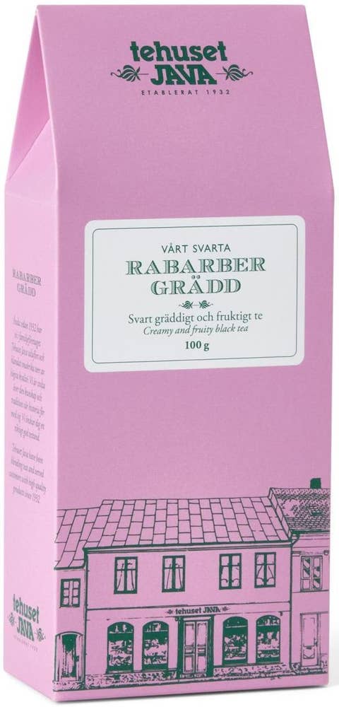 Svart Te Rabarber Grädd Presentförpackad