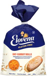 Elovena Småbröd Havre & Morot Glutenfri Fryst 4-p
