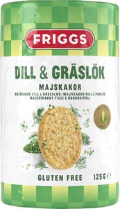 Friggs Majskakor Dill & Gräslök