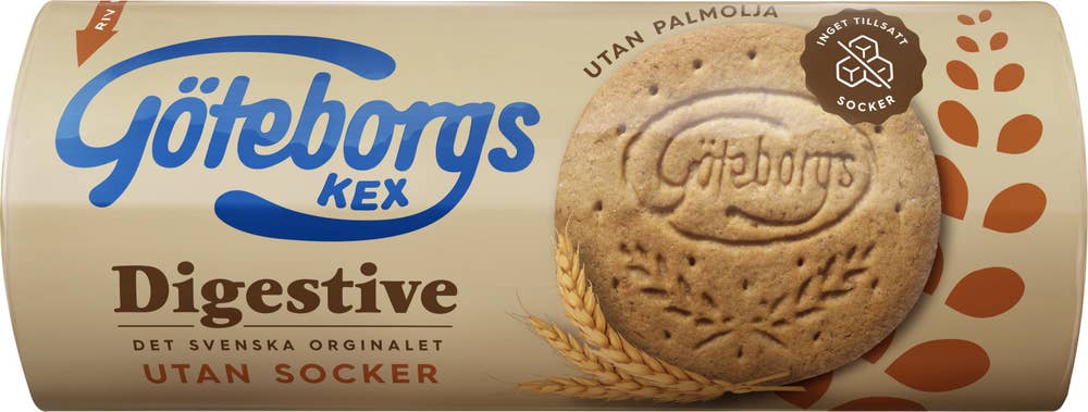 Digestive Digestivekex utan Socker Göteborgs