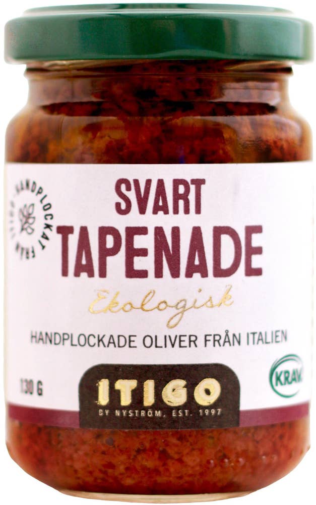 Itigo Svart Tapenade EKO/KRAV