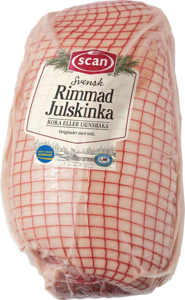 Scan Julskinka Rimmad Färsk ca