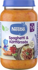 Nestlé Barnmat Spaghetti & Köttfärssås 1-3År