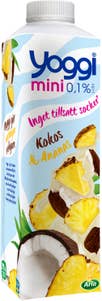 Yoggi® Yoghurt Mini 0,1% Kokos Ananas