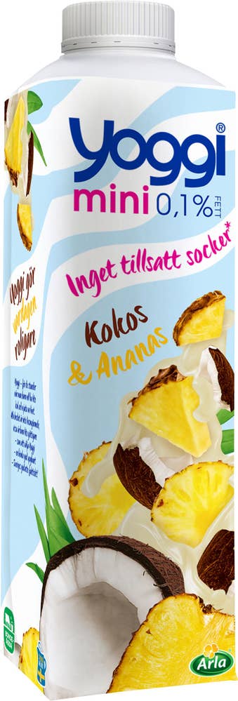 Yoggi® Yoghurt Mini 0,1% Kokos Ananas