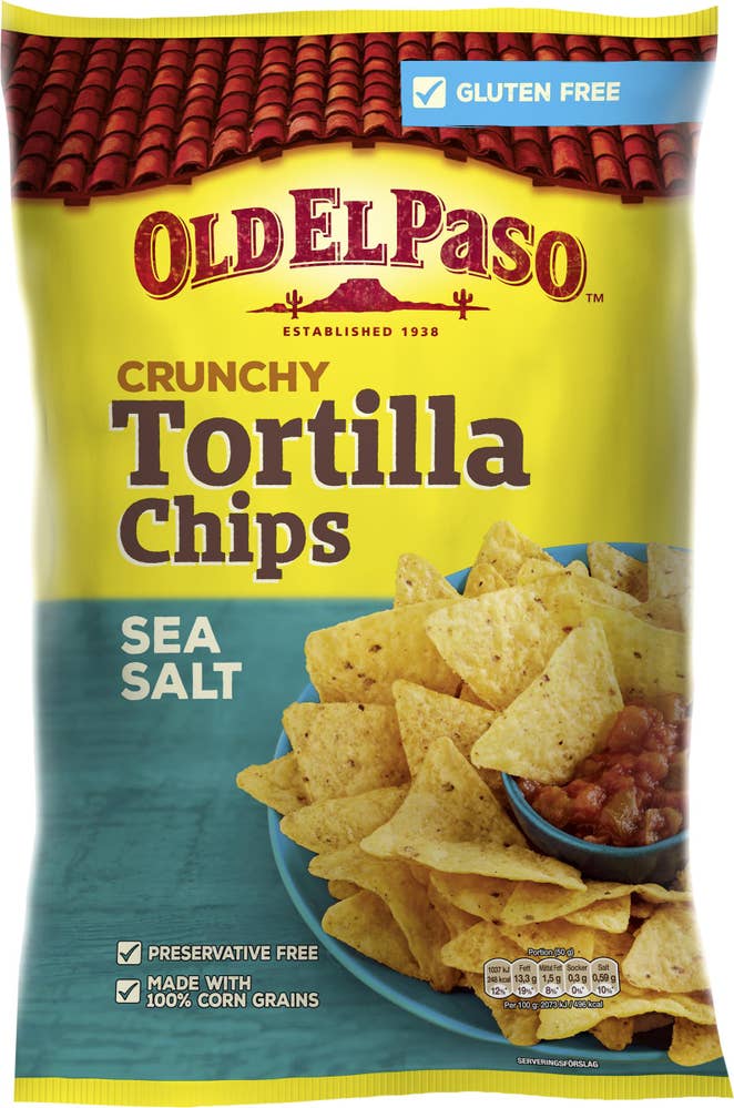 Old El Paso Tortilla Chips Seasalt Old El Paso