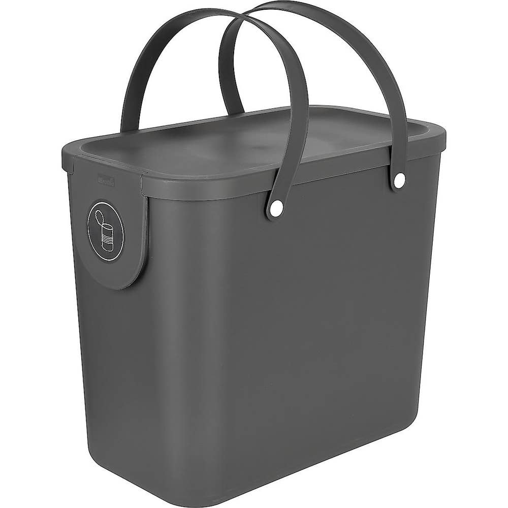 Clas Ohlson Källsorteringskärl Grå 25L Clas Ohlson