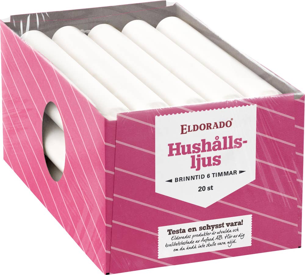 Eldorado Hushållsljus 19cm