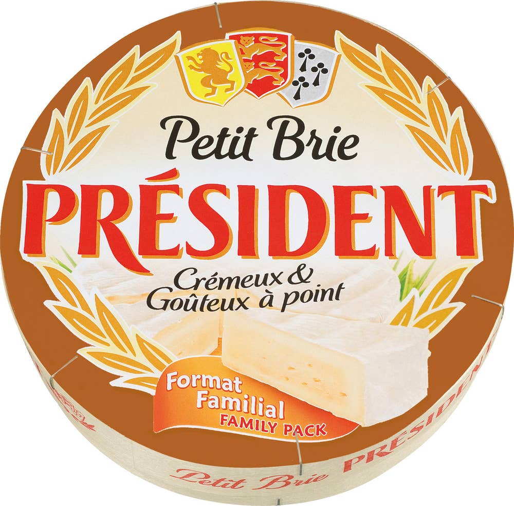 Président Petit Brie Vitmögelost