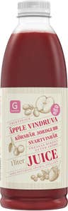 Garant Juice Äpple Vindruva Körsbär Jordgubbe Svartvinbär
