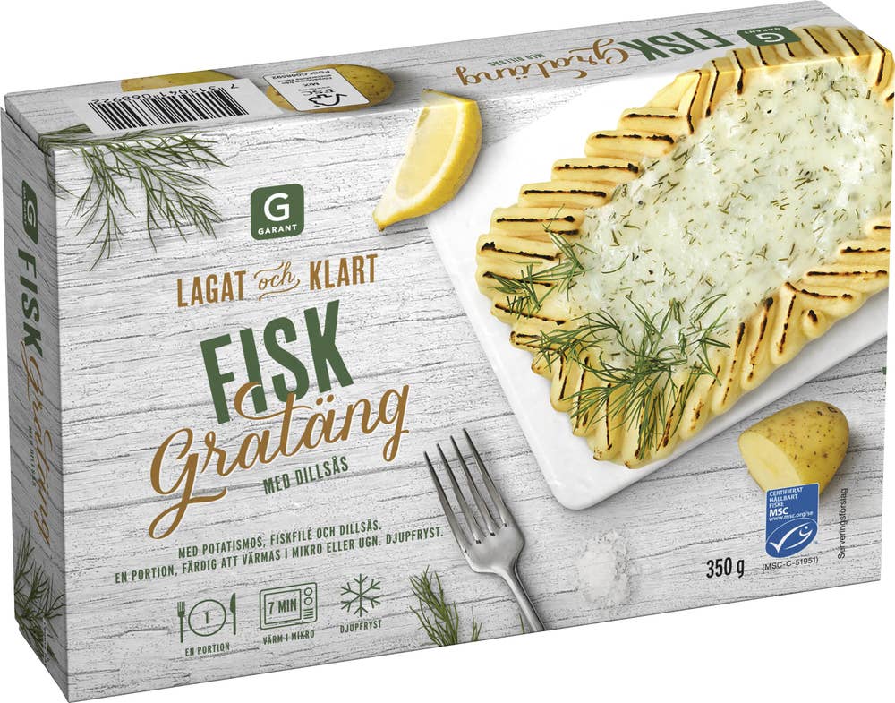 Garant Fiskgratäng Dillsås MSC Fryst